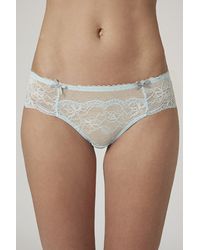 Topshop Lace Mini Knickers - Lyst