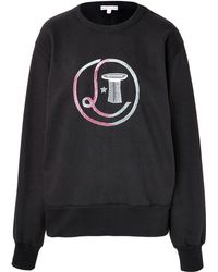 Olympia Le-Tan Embroidered Cotton Ribbon Sweatshirt - Lyst