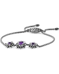 David Yurman Starburst Bracelet With Amethyst - Lyst