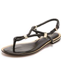 michael kors flat jelly sandals