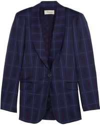 Temperley London Millie Checked Wool Blazer - Lyst