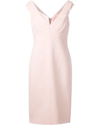 J. Mendel Fitted Dress - Lyst