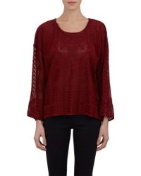 Isabel Marant Alva Embroidered Top - Lyst