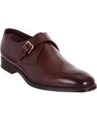 Sergio Rossi Plain Toe Monk - Lyst