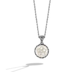 John Hardy Round Charm Pendant - Lyst