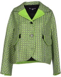 Carven Checked Cotton-blend Tweed Jacket - Lyst