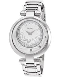Thierry Mugler Women'S Silver-Tone Bracelet Silver-Tone Dial - Lyst