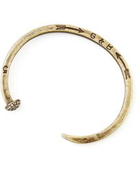 Giles & Brother Skinny Crystal Railroad Spike Bracelet - Lyst