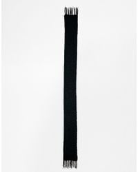 green ganni scarf