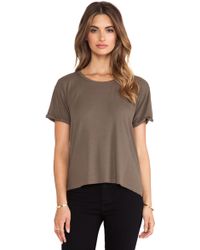 Dolan Rolled Sleeve Boyfriend Tee - Lyst