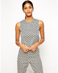 Tfnc Crop Top In Jacquard - Lyst