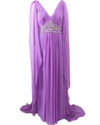 Marchesa Chiffon Caftan - Lyst