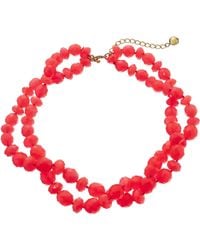 Kate Spade Give It A Swirl Twisted Necklace - Lyst