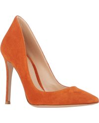 gianvito rossi orange heels
