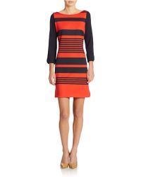Eliza J Striped Sheath Dress - Lyst