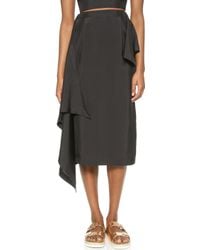 Jill Stuart Ninja Skirt - Black - Lyst