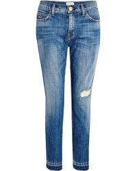 Current/Elliott The Cropped Straight - Lyst