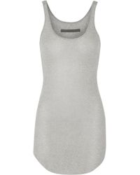 Enza Costa Ribbed Jersey Tank - Lyst
