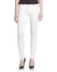 Helmut Lang Skinny Ankle Jeans - Lyst