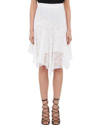 Isabel Marant Volta Eyelet Skirt - Lyst