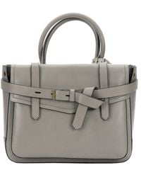 Reed Krakoff Grey Leather 'Boxer' Tote Bag - Lyst
