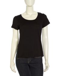 Sachin & Babi Short-Sleeve Graphic-Print Contrast Tee - Lyst