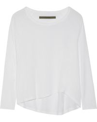 Enza Costa Jersey Top - Lyst