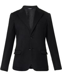 Dolce & Gabbana Peak-Lapel Knitted Blazer - Lyst