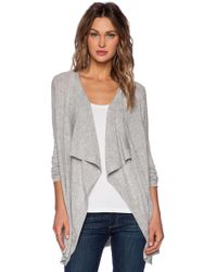 Vince Drape Cardigan - Lyst