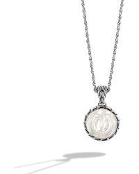 John Hardy Round Charm Pendant - Lyst