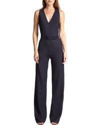 Tory Burch Trinity Stretch Wool Jumpsuit - Lyst