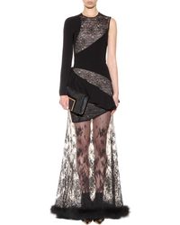 Alessandra Rich Cotton And Lace Dress - Lyst