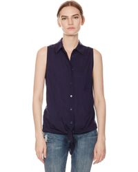 Equipment Mina Tie Front - Lyst