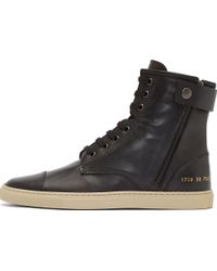 common projects black leather boots