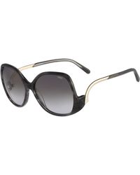 Chloé Emilia Drop-Temple Sunglasses - Lyst