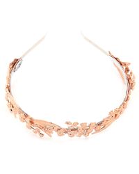 Eugenia Kim Calla Headband - Rose Gold - Lyst
