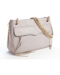 minkoff crossbody rebecca leather bag pink daria cutout lyst tortora swing strap chain