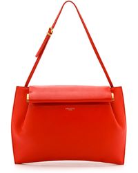 Nina Ricci Leather Clutch - Vermilion - Lyst