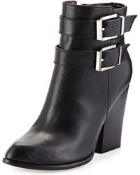 Report Signature Trever Buckled Bootie - Lyst