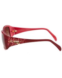 Emilio Pucci Women'S Rectangle Red Sunglasses - Lyst