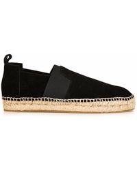 Balenciaga Suede Slip-On Espadrilles - Lyst