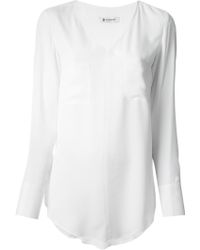 Dondup V-Neck Top - Lyst