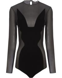Olympia Le-Tan Black Velvet Robert Houdin Body - Lyst