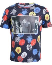 Raf Simons Floral Shoot T-Shirt - Lyst