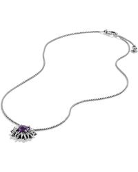 David Yurman Pendant Necklace With Amethyst - Lyst