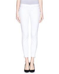 J Brand 'Photo Ready Tali' Zip Cropped Jeans - Lyst