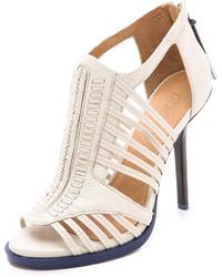 L.a.m.b. Kamy Caged Sandals - Ice - Lyst