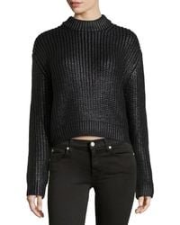 Michael Kors Ruberized Shaker-Knit Sweater - Lyst
