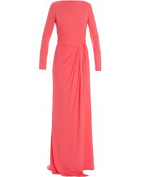 Elie Saab Jersey Dress - Lyst