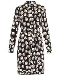Diane von Furstenberg Ballet Rose Shirt Dress - Lyst